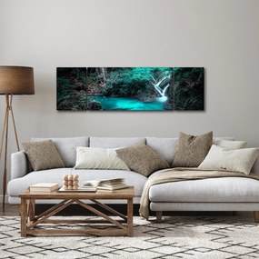 Obraz - Turkusowe jezioro (170x50 cm)