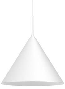 Lampa wisząca CAPITAL WHITE Ø32cm 1xGX53, biała, jeden klosz, pojedyncza