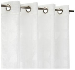 Biała zasłona żakardowa 140x260 cm Mid Century – Casa Selección