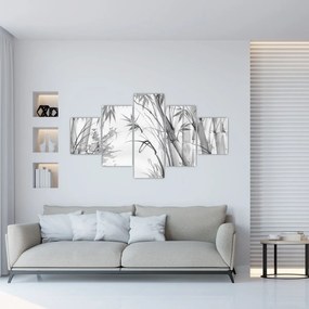 Obraz - Las bambusowy (125x70 cm)