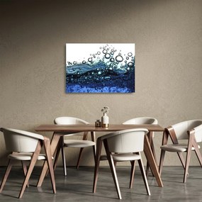 Obraz na szkle bąbelków (70x50 cm)