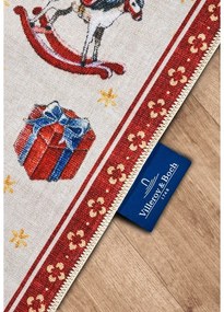 Czerwony chodnik ze świątecznym motywem 80x200 cm Red Christmas – Villeroy&amp;Boch