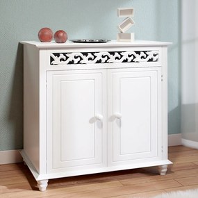 Casaria Komoda JERSEY, 76 x 65 x 35cm, biała