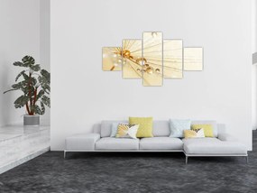 Obraz - Zdjęcie makro mniszka lekarskiego (125x70 cm)