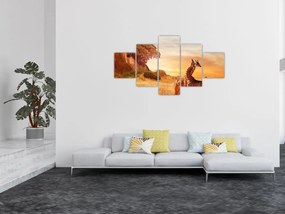 Obraz - Żyrafy w Afryce (125x70 cm)