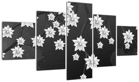 Obraz - Kwiaty na gałęziach (125x70 cm)