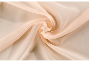 Łososiowa firanka 300x260 cm Voile – Mendola Fabrics