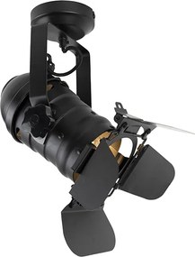 Industrialny reflektor studyjny czarny obrotowy i pochylny - Movie