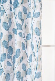 Designerska zasłona VIENTE 140x270 cm, wzorzysta Zawieszanie: Taśma z wiązaniami