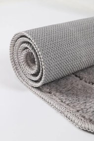 Szare dywaniki łazienkowe zestaw 2 szt. 50x80 cm Kareli – Foutastic
