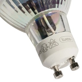 Zestaw 5 żarówek LED GU10 50mm przezroczystych 3,5W 330 lm 3000K