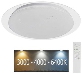 LED Plafon ściemnialny LED/40W/230V 3000K/4000K/6500K + pilot