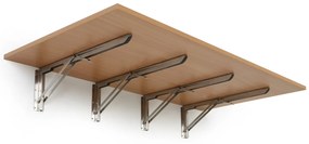 Stół składany na ścianie, 120x60 cm, nośność 60 kg, buk