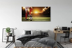 Zdjęcie na płótnie Kontrola Piłki Na Stadionie