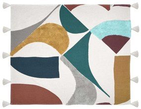 Kolorowa narzuta bawełniana 125 x 150 cm