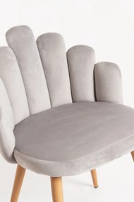 Zestaw 4 Krzese Hand Aksamitne