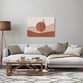 Obraz na szkle - Boho leaves N⁰1 (70x50 cm)