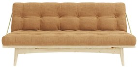 Musztardowa rozkładana sofa 190 cm Folk – Karup Design