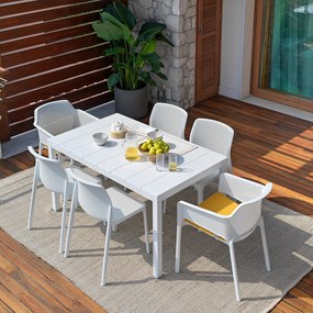 Zestaw mebli ogrodowych Rio Bianco, Net Bianco, Bit Bianco NARDI