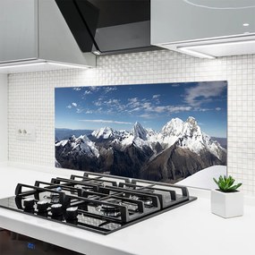 Szkło Ozdobne do Kuchni Surowy Pejzaż Górski