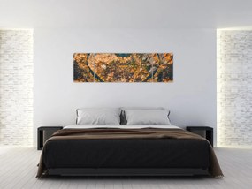 Obraz - Rzeka w kształcie serca (170x50 cm)