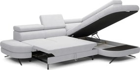 Narożnik OTIS L Prawostronny Regulowane Zagłówki wolnostojący tkanina AURORA 15 WERSAL