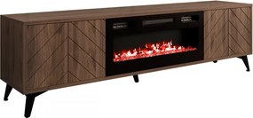 Szafka RTV z kominkiem Siprynt Bis 2D EF