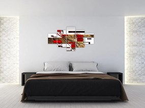Obraz abstrakcji (125x70 cm)