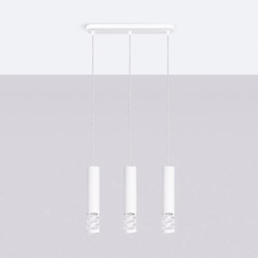 Lampa wisząca LIRO 3L biała  SOLLUX  LIGHTING