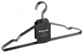 Zestaw 6 Wieszaków Gärde Metallic Plomo - Sklum