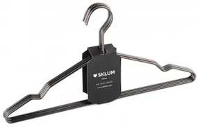 Zestaw 6 Wieszaków Gärde Metallic Plomo - Sklum