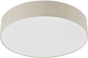 Lampa sufitowa VORADA w stylu nowoczesnym - ?r. ø90 cm - LED COB AC 29W - 4000 lm Y 3K - IP20 - syntetyczny plisowany klosz wst?gowy - stal i be?