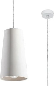 Biała stożkowa lampa wisząca D4-P85