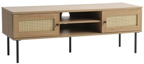 Szafka pod TV w dekorze dębu w naturalnym kolorze 120x43 cm Pensacola – Unique Furniture