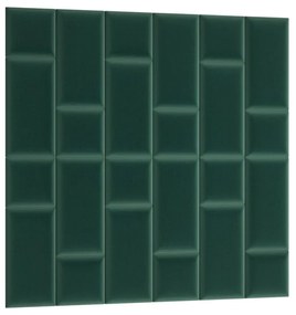 Zestaw 24 paneli tapicerowanych QUADRATTA 180x180 zielony ELTAP