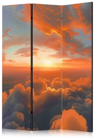 Parawan dwustronny Pejzaże 135x172 cm 3-częściowy brązowy ARTGEIST B
