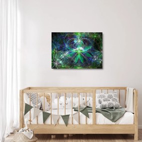 Obraz na szkle - Abstrakcyjne kształty geometryczne (70x50 cm)