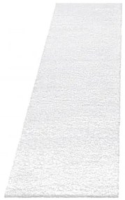 Dywan shaggy Fluffy Super Soft biały 80 cm x 250 cm