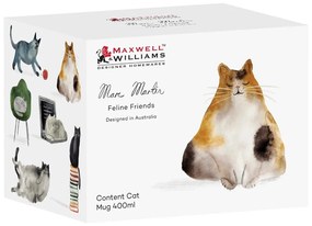 Biały porcelanowy kubek 400 ml Best Feline Friends – Maxwell &amp; Williams