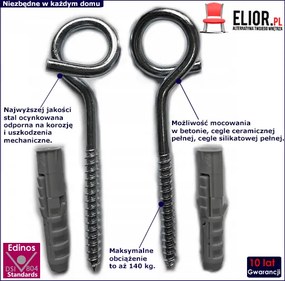 Haki do zawieszenia huśtawki R7-M42