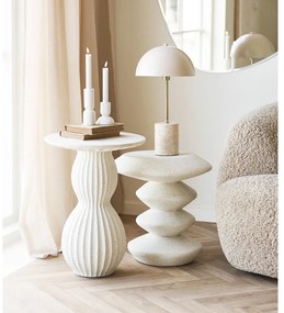 Kamienny okrągły stolik ø 40 cm Newtown – House Nordic