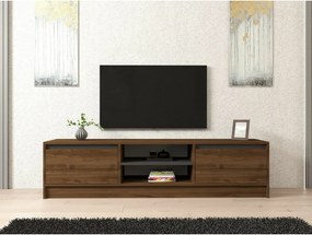 Stolik pod telewizor Olca Walnut and Anthracite