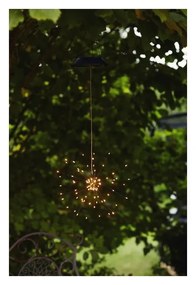 Ogrodowa lampa solarna LED z białymi diodami Star Trading Firework, wys. 50 cm