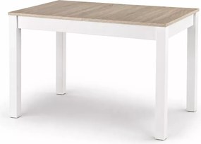Stół rozkładany Modulor 118-158x75 z blatem z płyty laminowanej na drewnianych nogach do kuchni