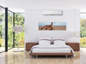 Obraz - Zmyte przez morze (170x50 cm)