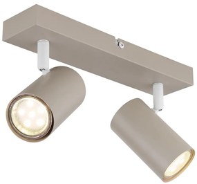 Globo 57911-2SA - Oprawa punktowa ROBBY 2xGU10/35W/230V