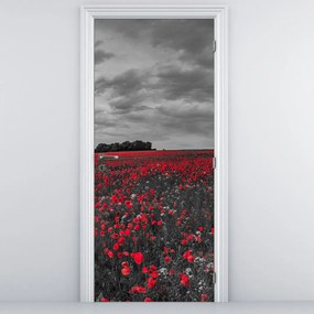 Fototapeta na drzwi - Maki (95x205cm)