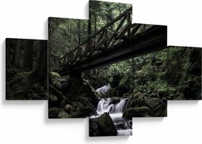 Obraz z czarnego lasu (125x70 cm)