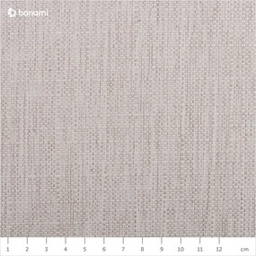 Białe tapicerowane łóżko dwuosobowe ze schowkiem i stelażem 180x200 cm Elizabeth – Micadoni