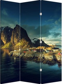 Parawan - Wioska rybacka w Norwegii (126x170 cm)